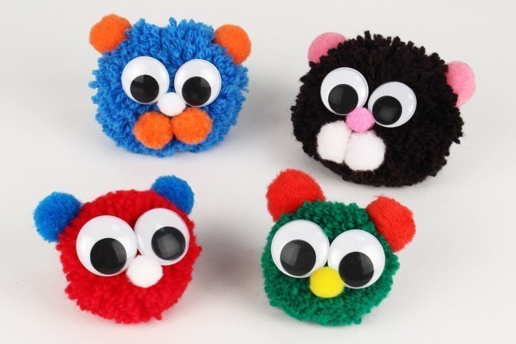 Ravensburger 18429 Be Creative - Animaux à pompons - Bricolage - Pour enfants à partir de 6 ans