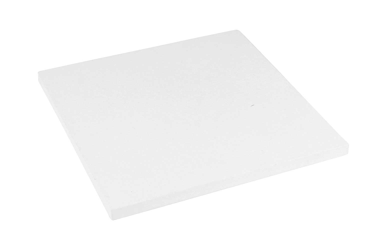 Dessous de plat carré blanc 15 x15 cm - Lot de 6