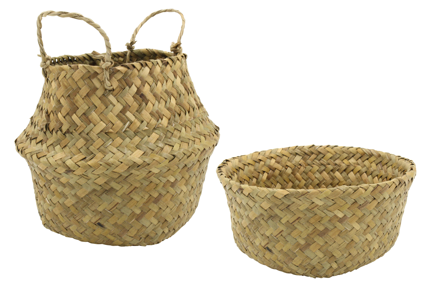 Panier artisanal tissé main