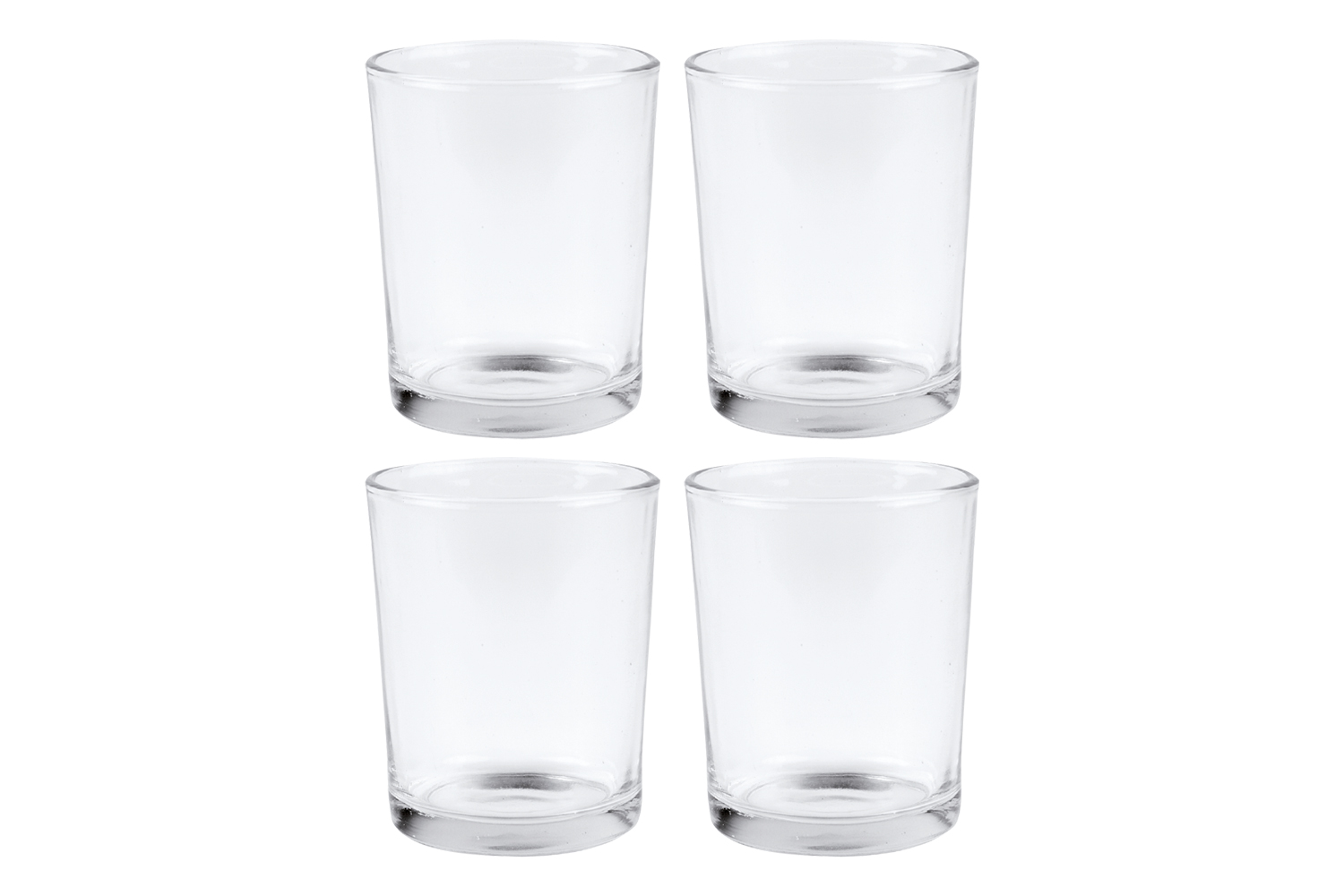 Photophores en verre - Lot de 4