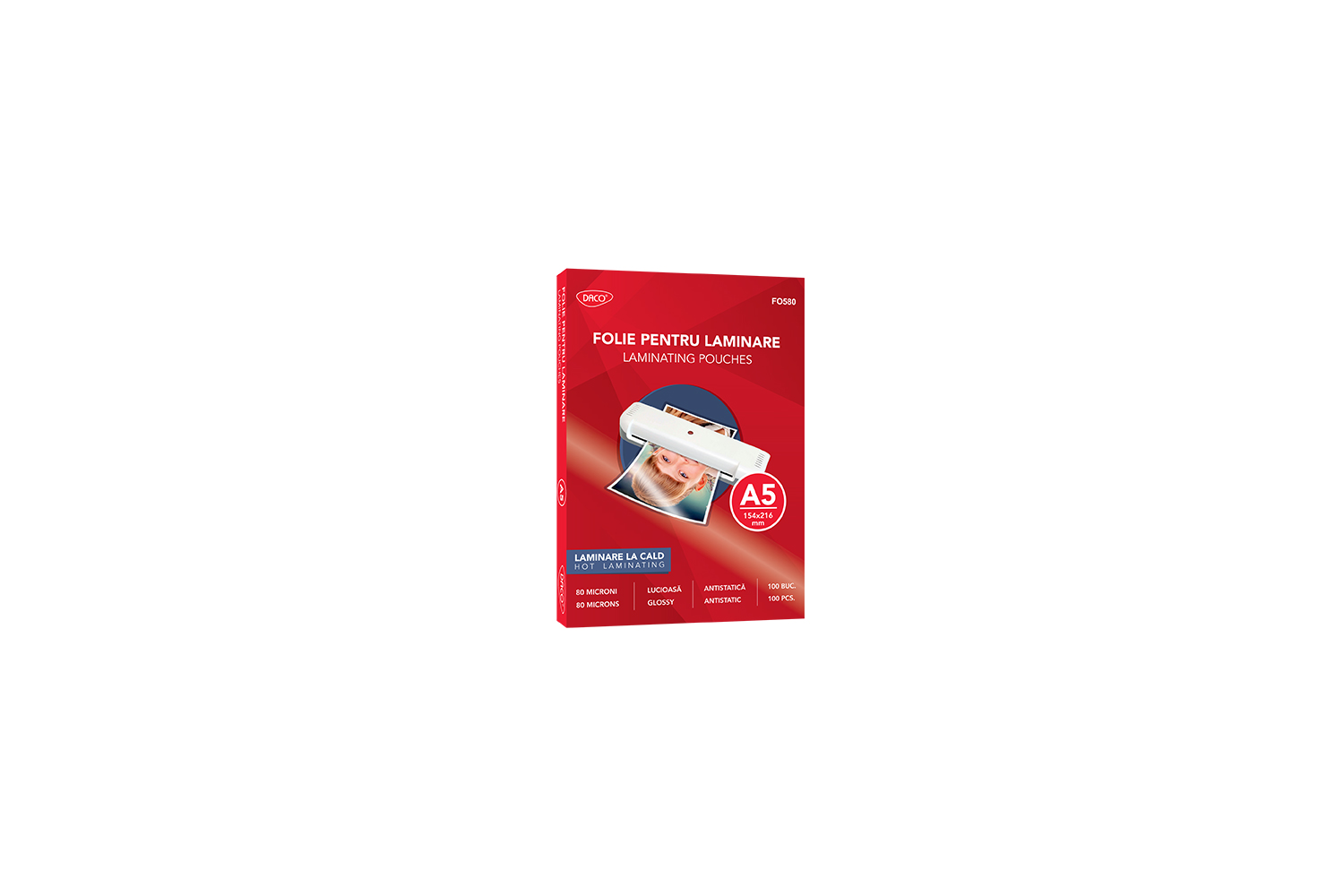 100 pochettes pour plastifieuse - Format A5