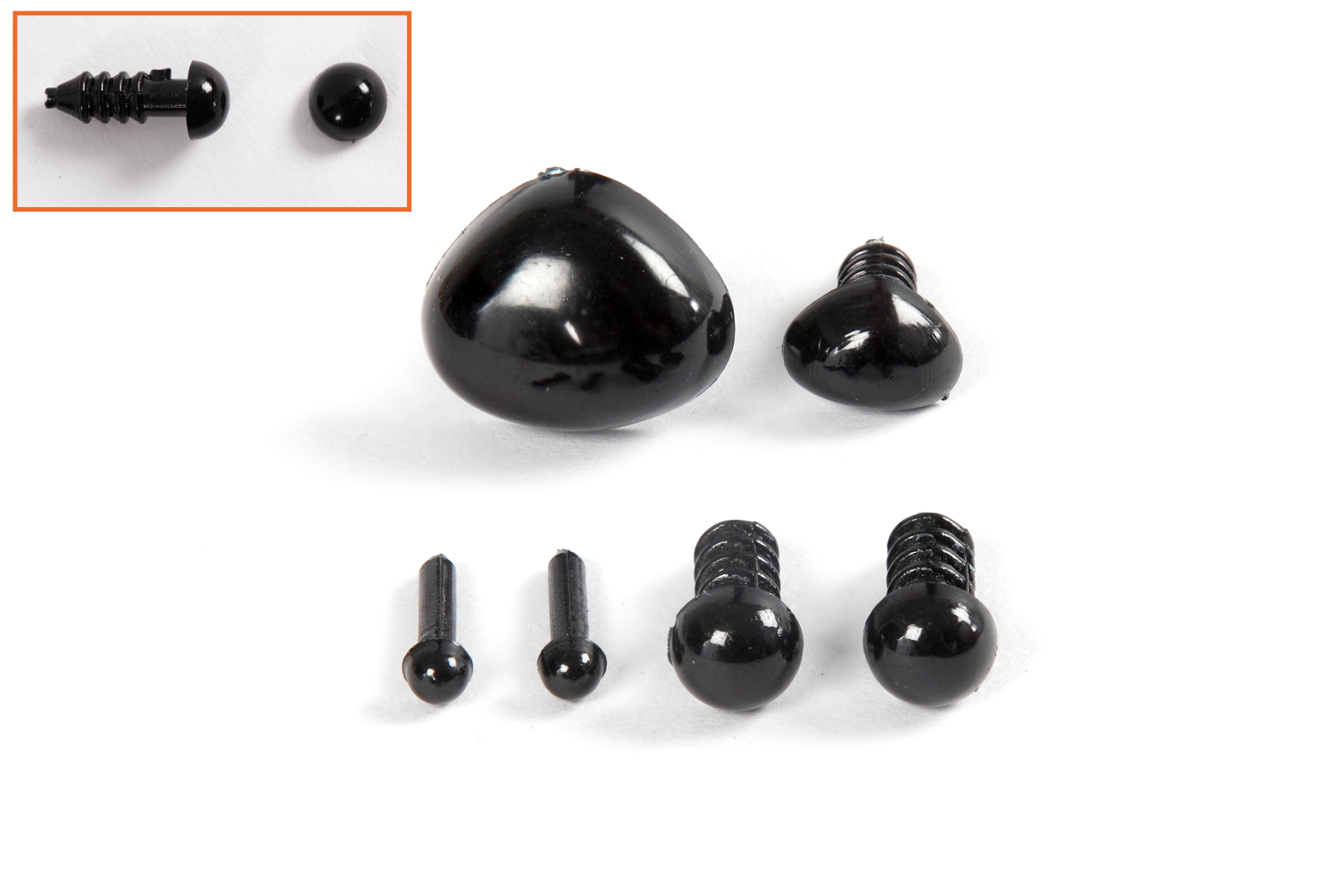 Accessoires yeux et nez à visser – 39 pièces