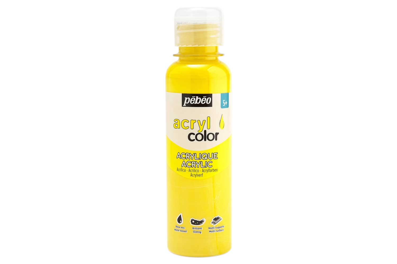 Acrylcolor brillante 150 ml - Jaune primaire
