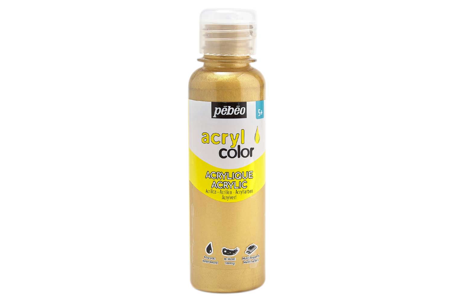Acrylcolor brillante 150 ml - Or