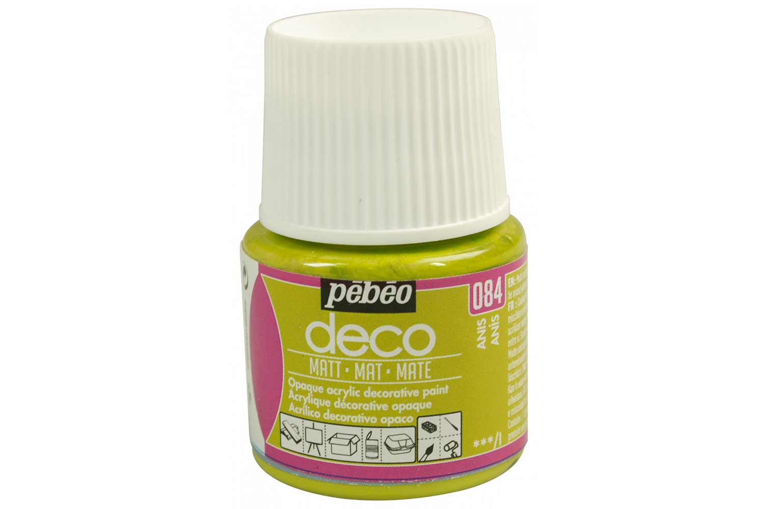 Acrylique déco mate, 45 ml - Anis