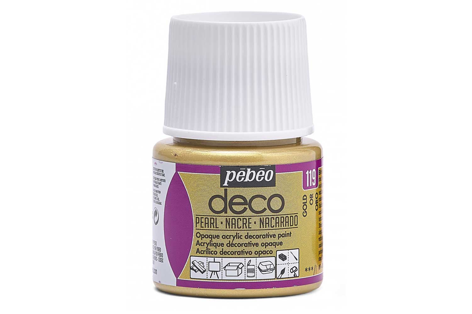 Acrylique déco mate, 45 ml - Or