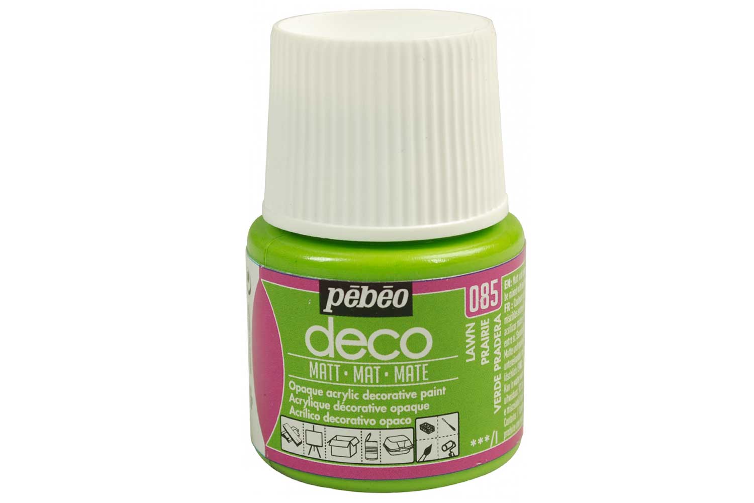 Acrylique déco mate, 45 ml - Vert clair