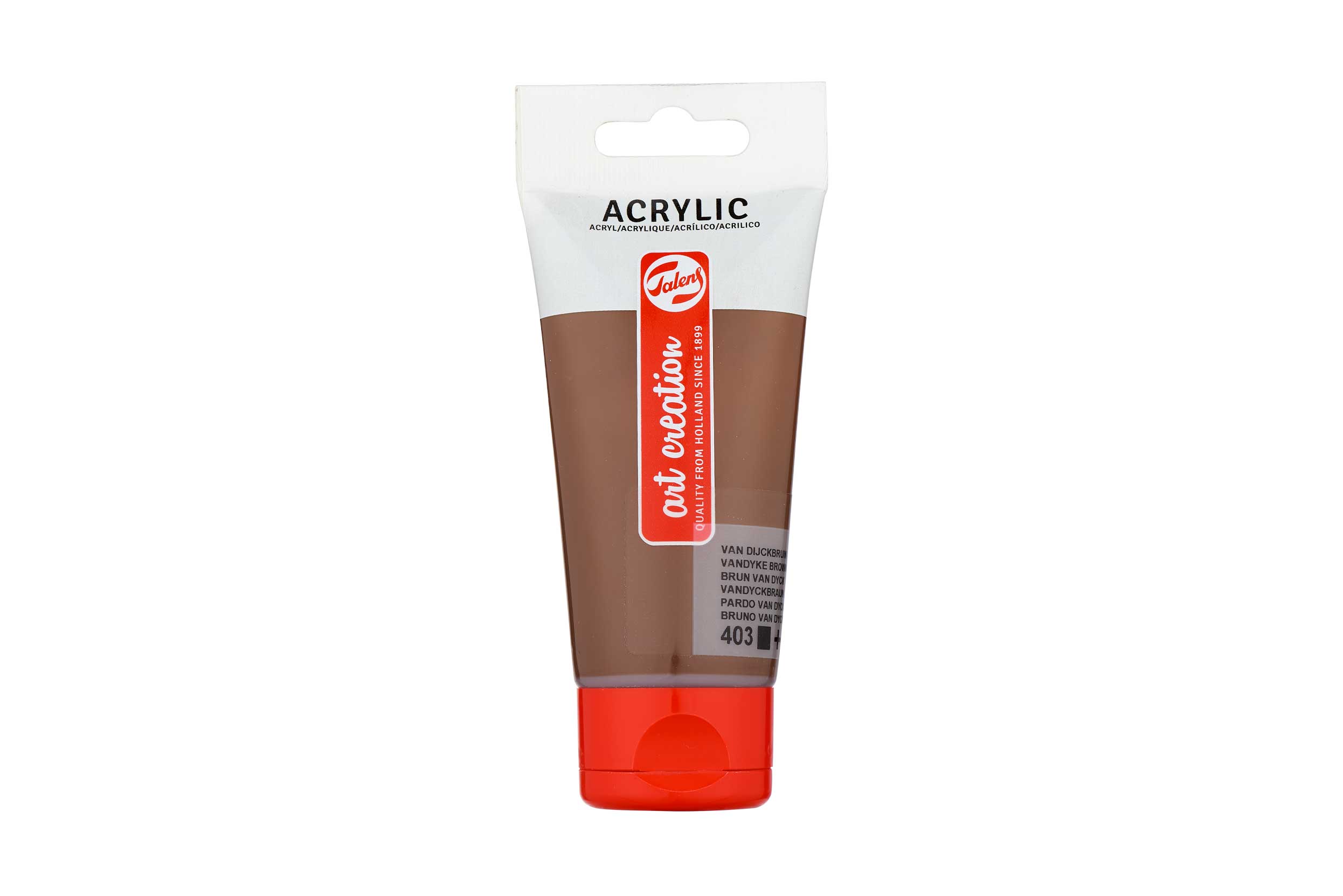 Acrylique Talens 75 ml - marron foncé 403
