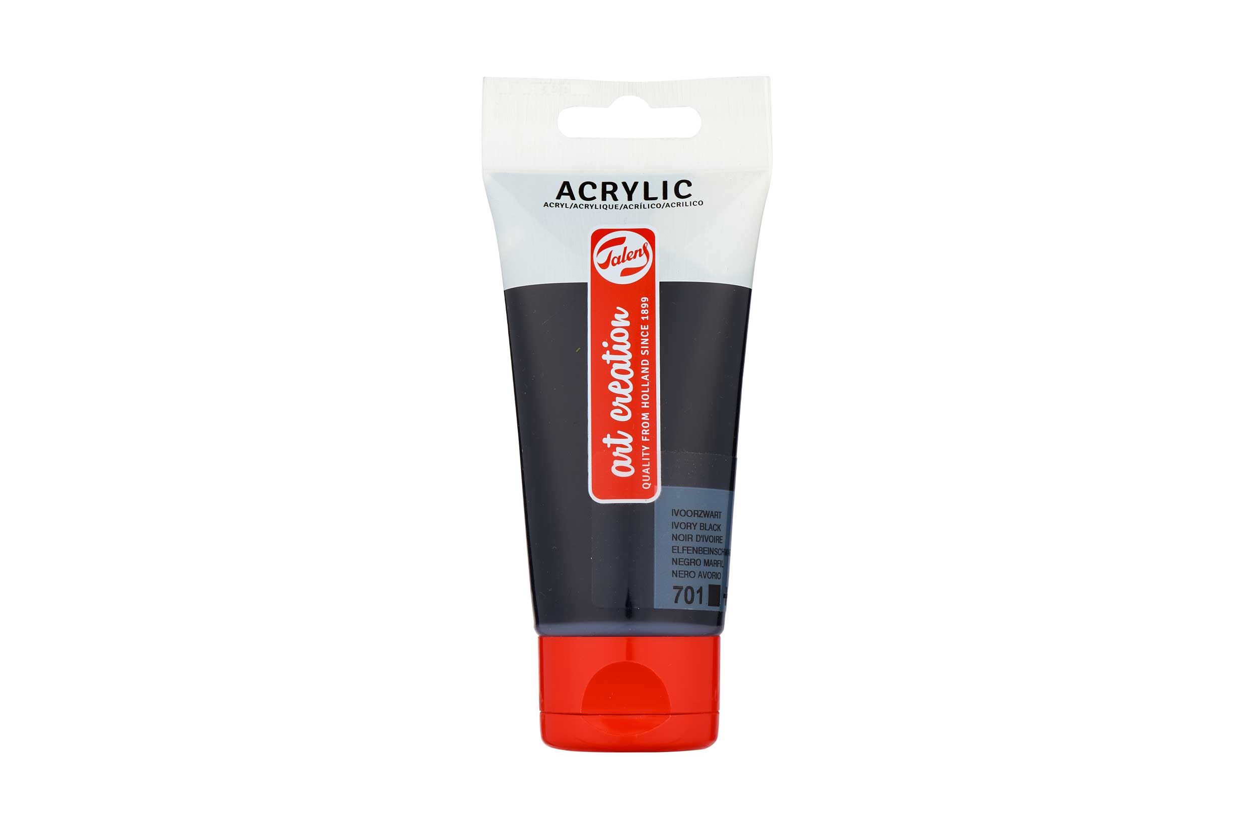 Acrylique Talens 75 ml - noir 701