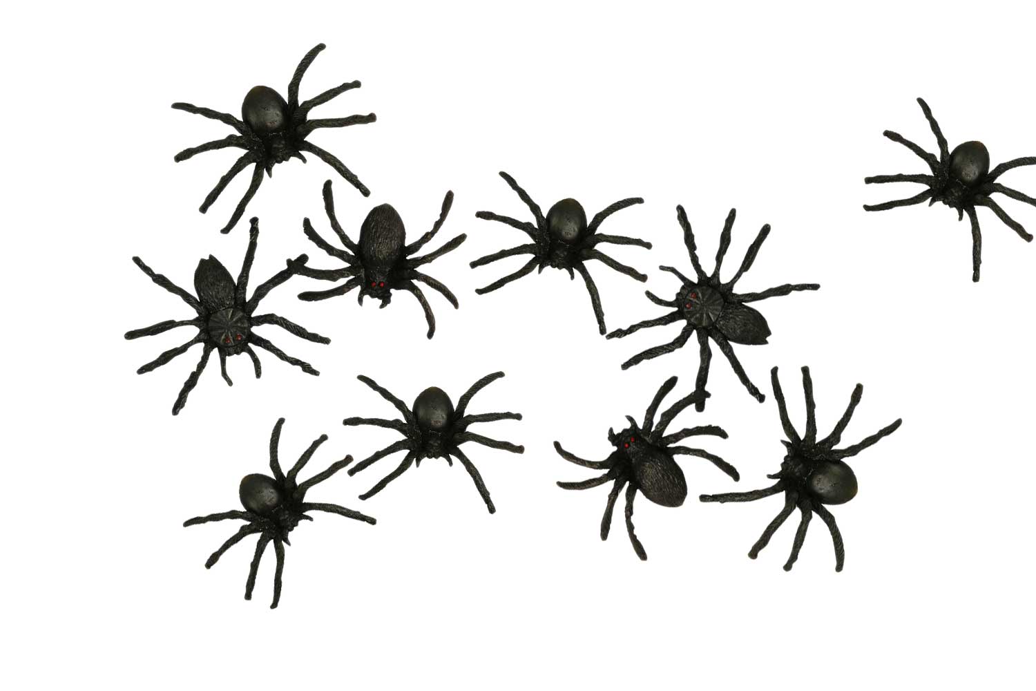 Araignées noires - 10 pièces