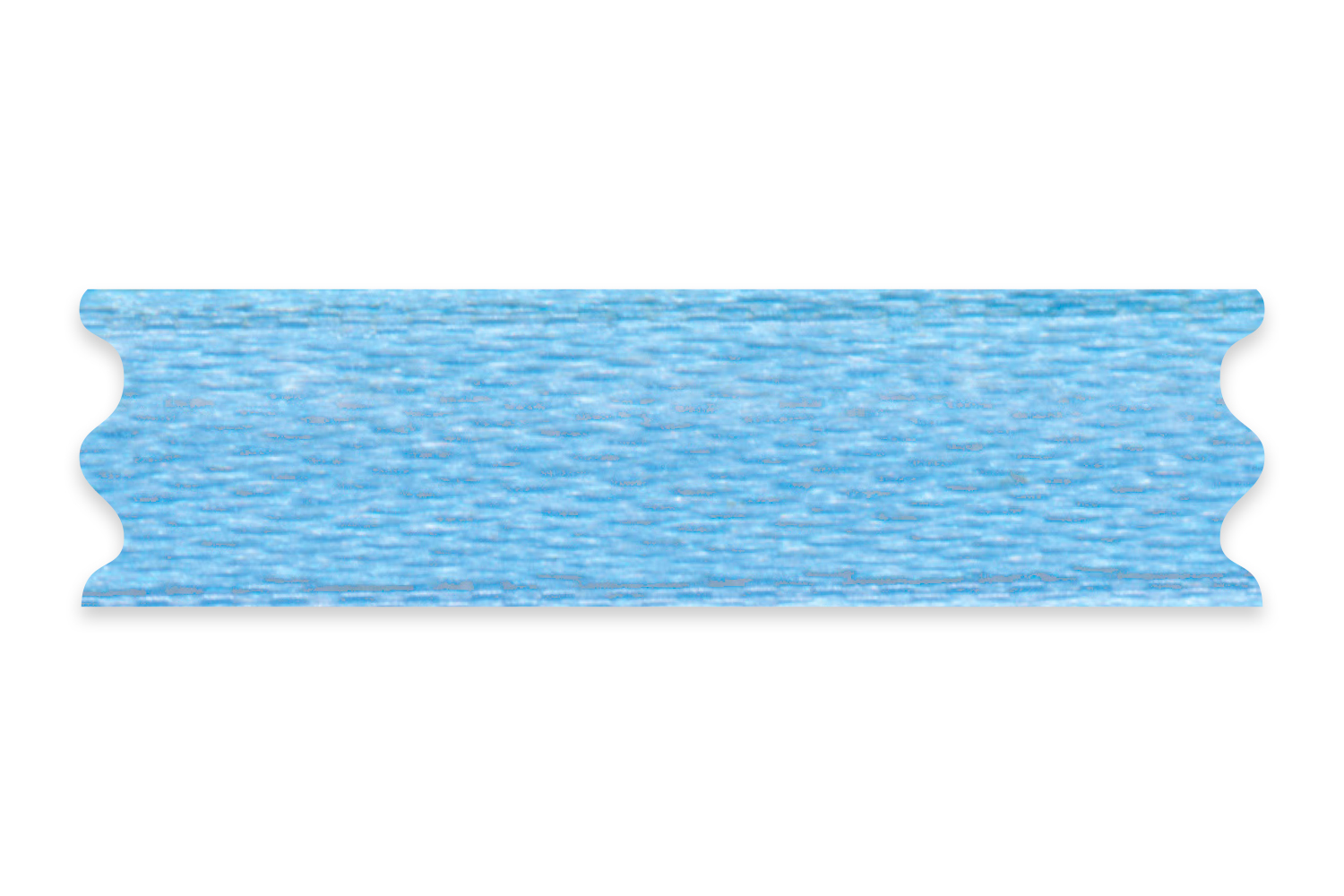Ruban en satin bleu (largeur 6 mm) - 20 m
