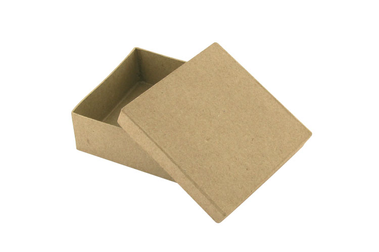 Boîte carrée 9 x 9 cm - H : 3,5 cm - L'unité