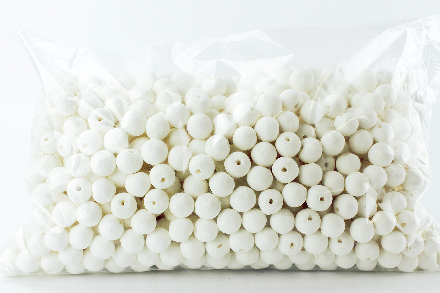 Boules cellulose blanche Ø 1,8 cm - Set de 200