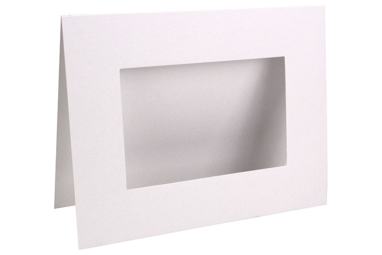 Cadres en carton blanc - 6 pièces
