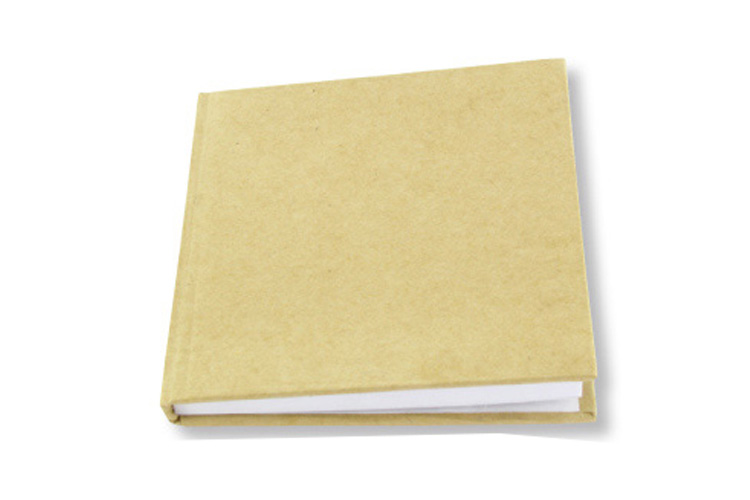 Carnet kraft avec couverture pleine