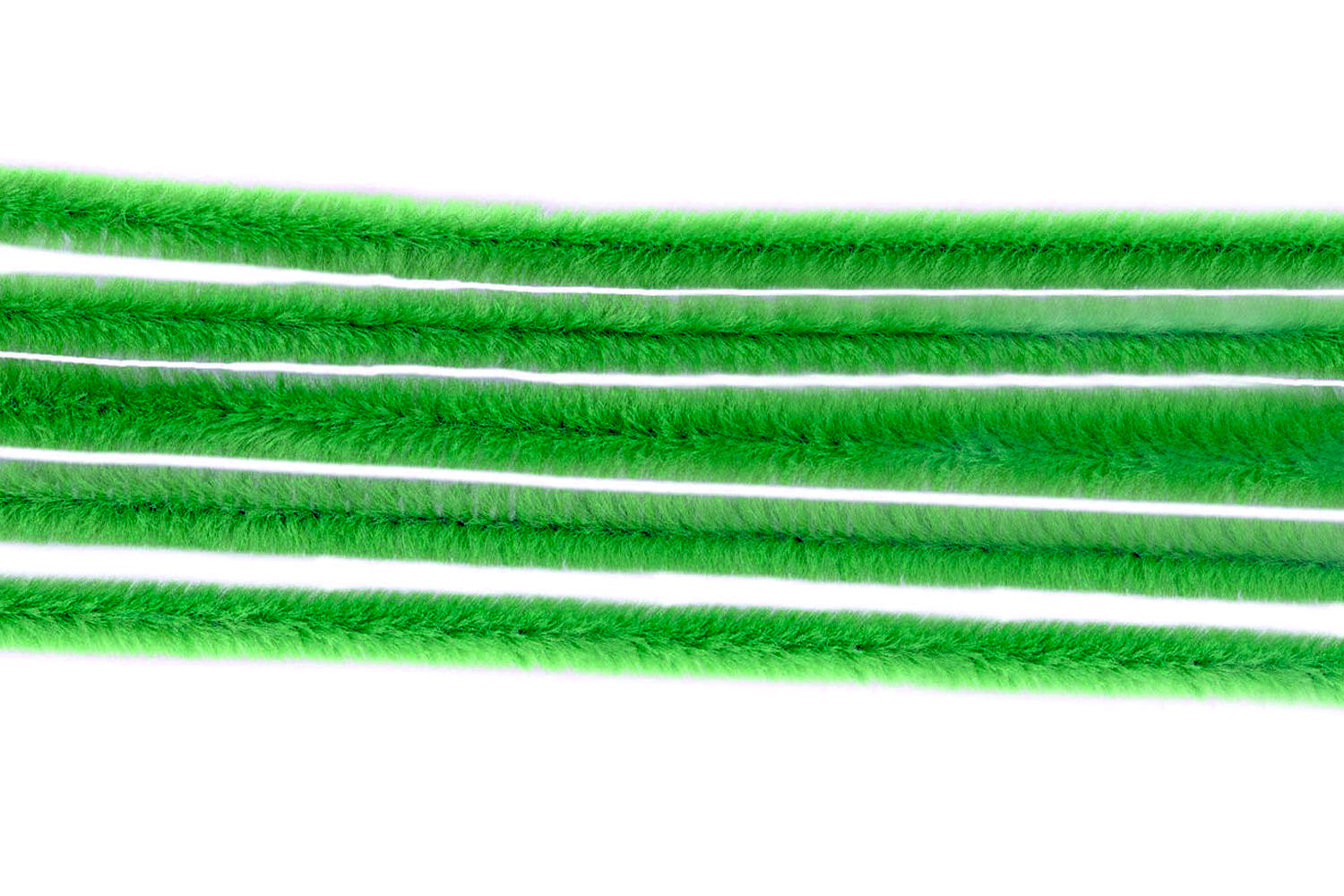 Chenilles vert clair - Lot de 50
