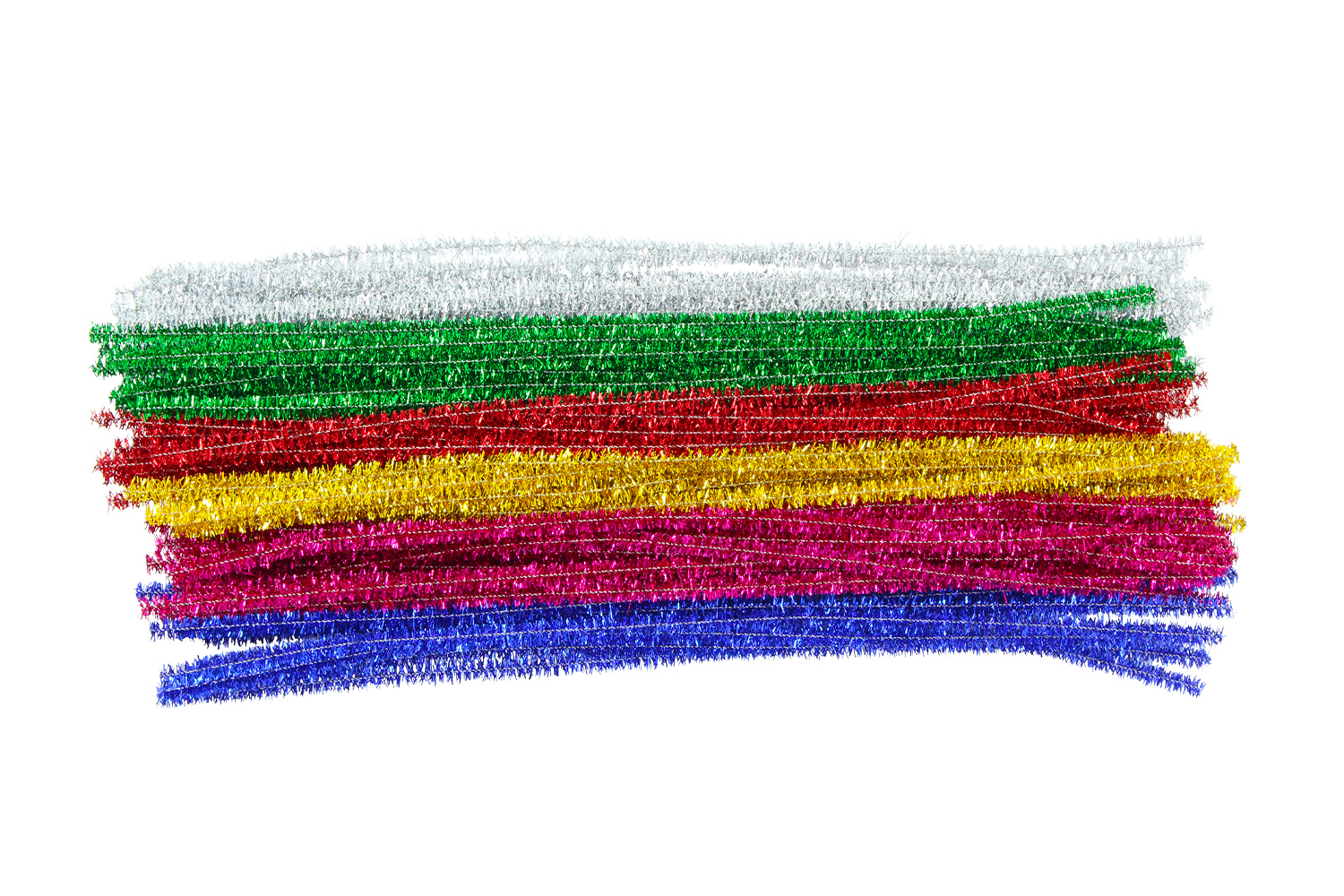 Chenilles multicolores - Set de 100