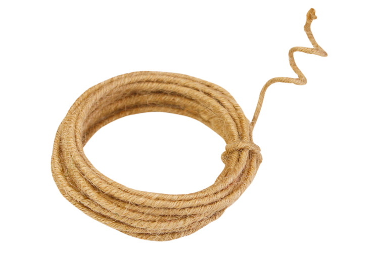 Corde jute armée 3 m - Naturelle