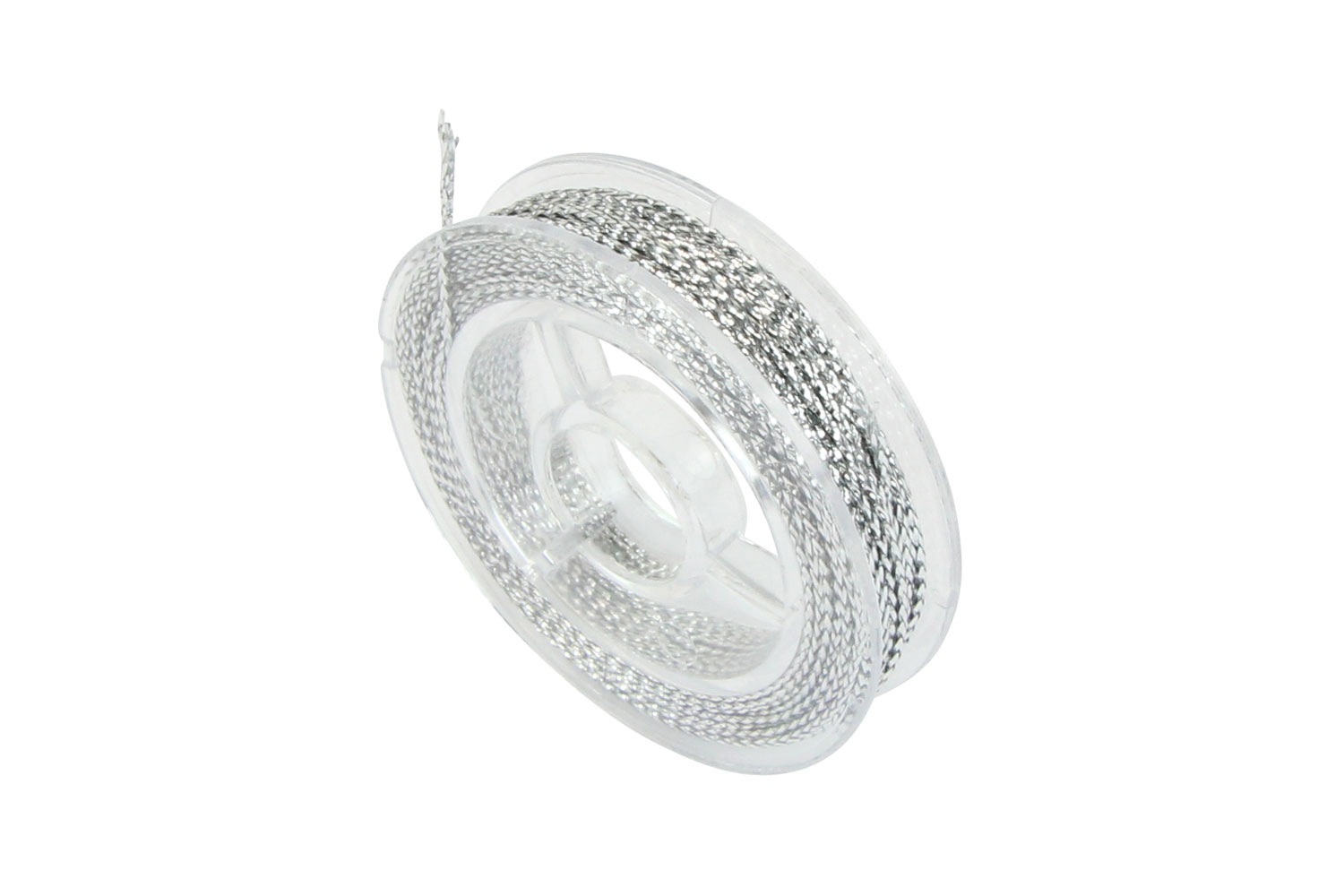 Cordon polyester métallisé - Argent