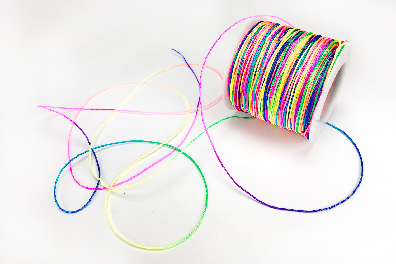 Cordon queue de rat multicolore - 100 m