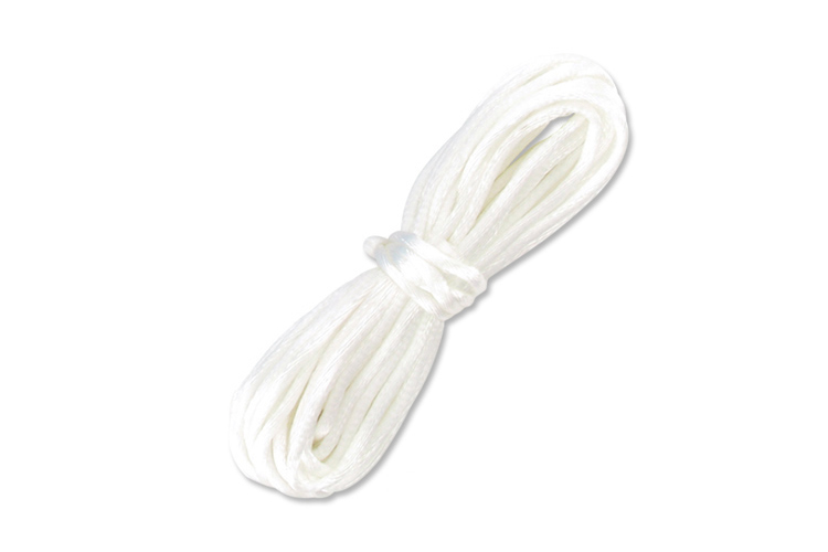 Cordons en satin 6 m - Blanc