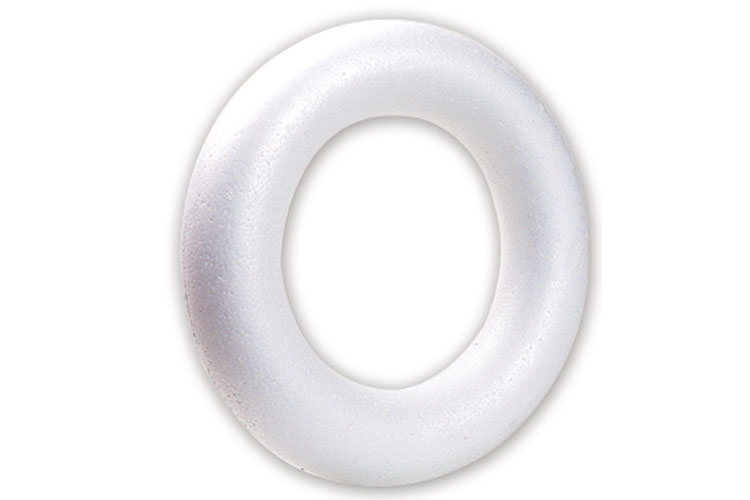 Couronne en polystyrène - Ø 22 cm