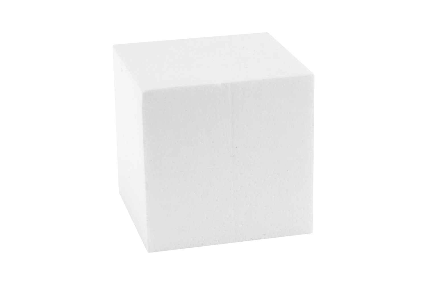 Cube en polystyrène 8 cm, à l'unité