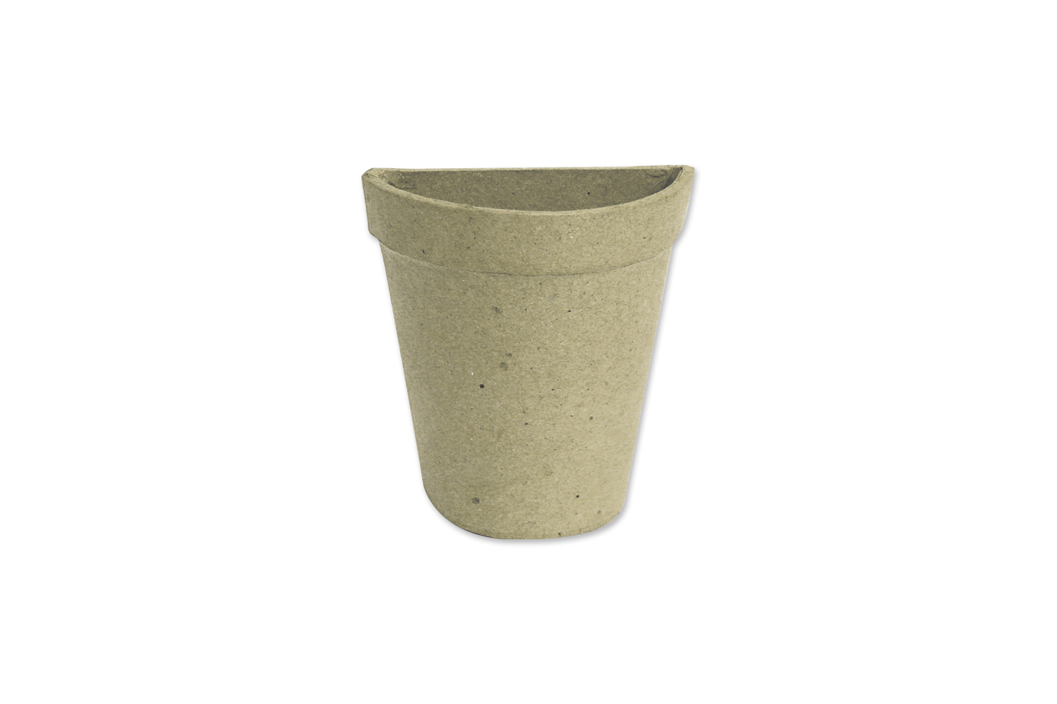 Demi-pot en papier mâché Ø 5 cm - Hauteur : 6 cm