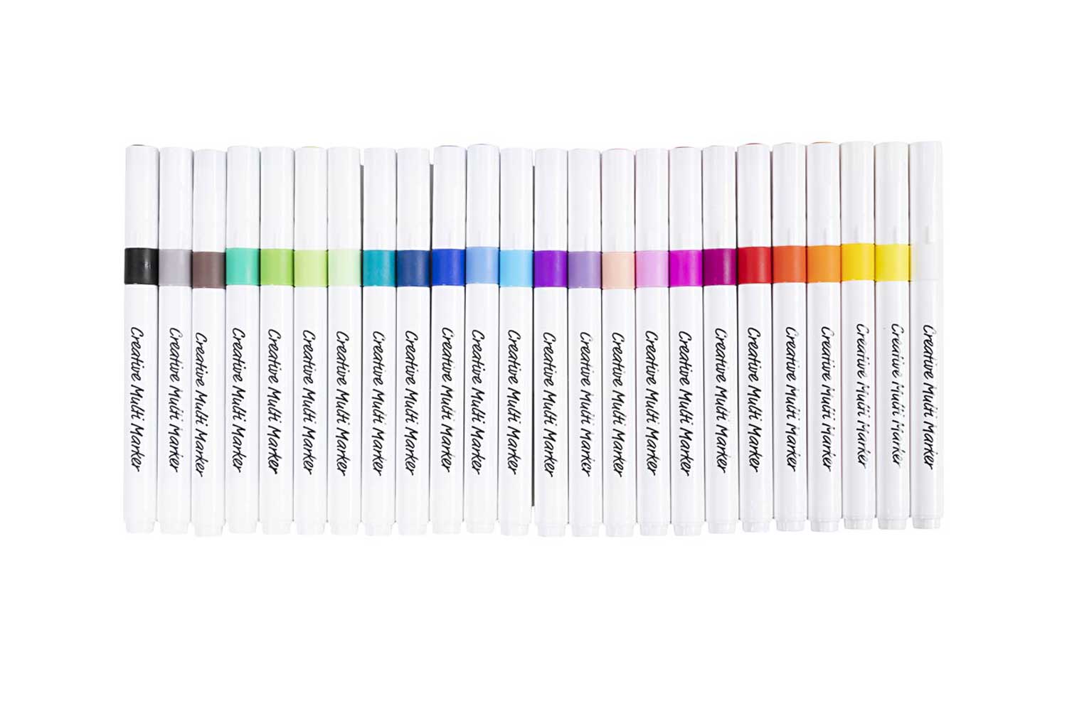Feutres acryliques multi supports - 24 couleurs 