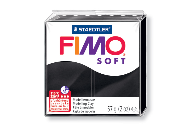 FIMO Soft - Noir (9) 
