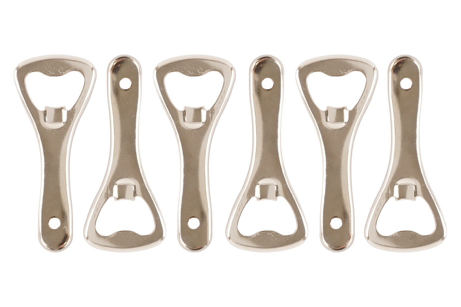 Mini décapsuleurs en métal - 6 pcs