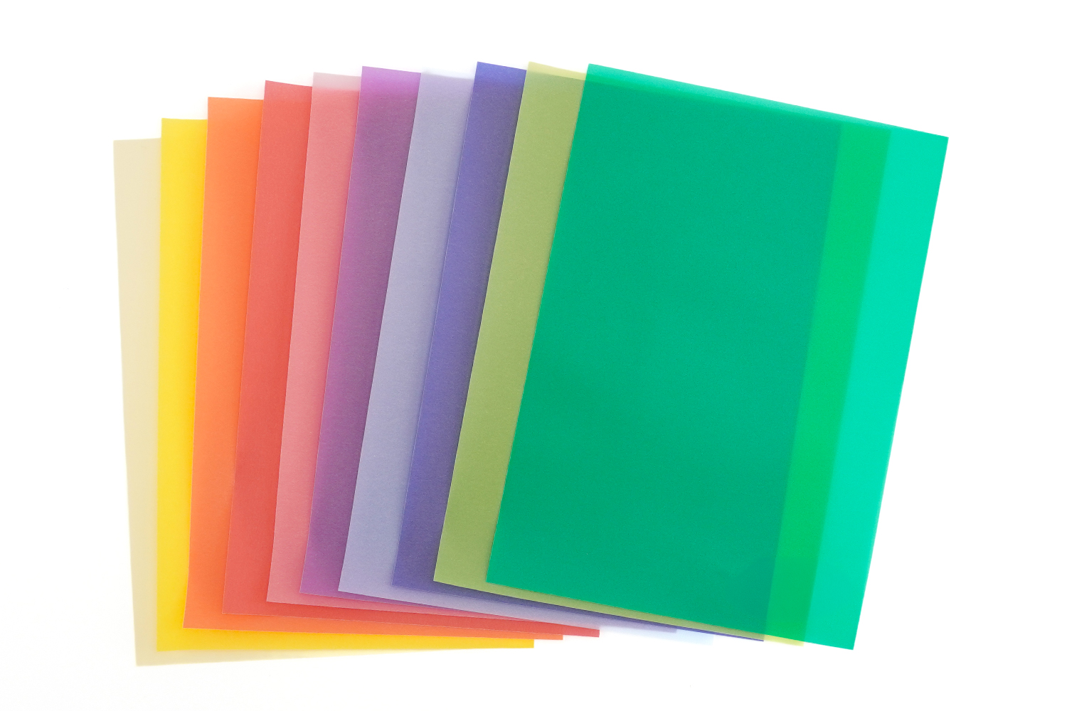 Papier calque A4 - 10 couleurs assorties, 115 gr/m² 