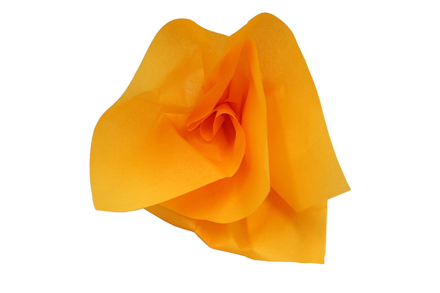Papier de soie 50 x 66 cm (24 feuilles) - Orange