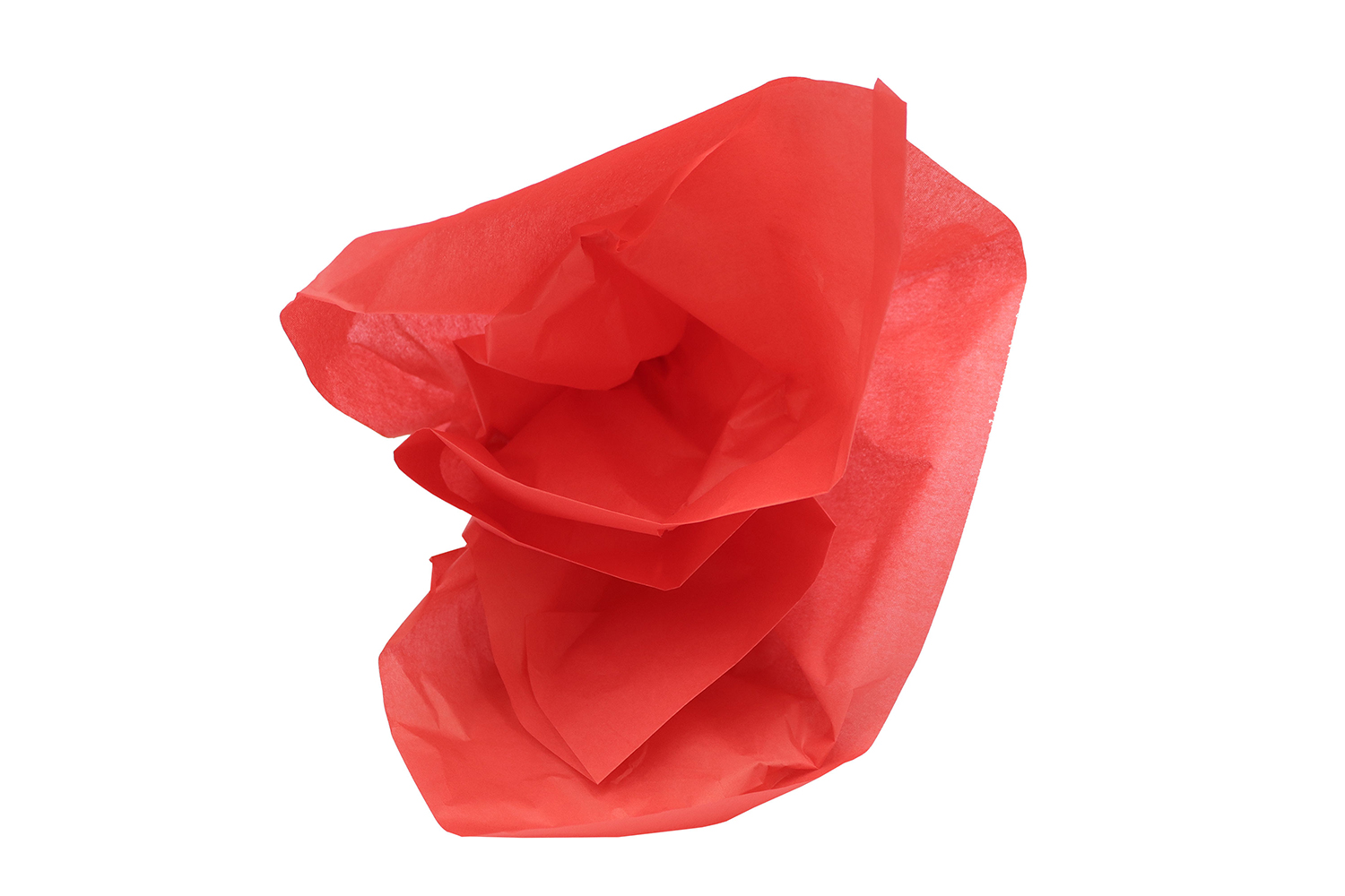 Papier de soie 50 x 66 cm (24 feuilles) - Rouge