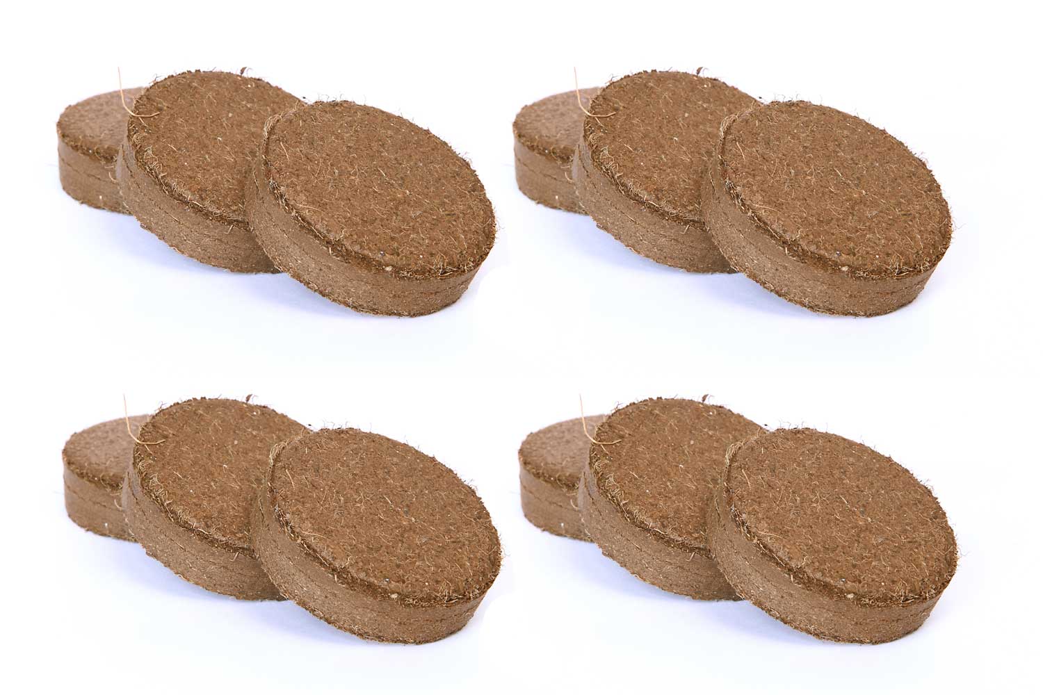 Pastilles de terreau compressé - 12 pièces