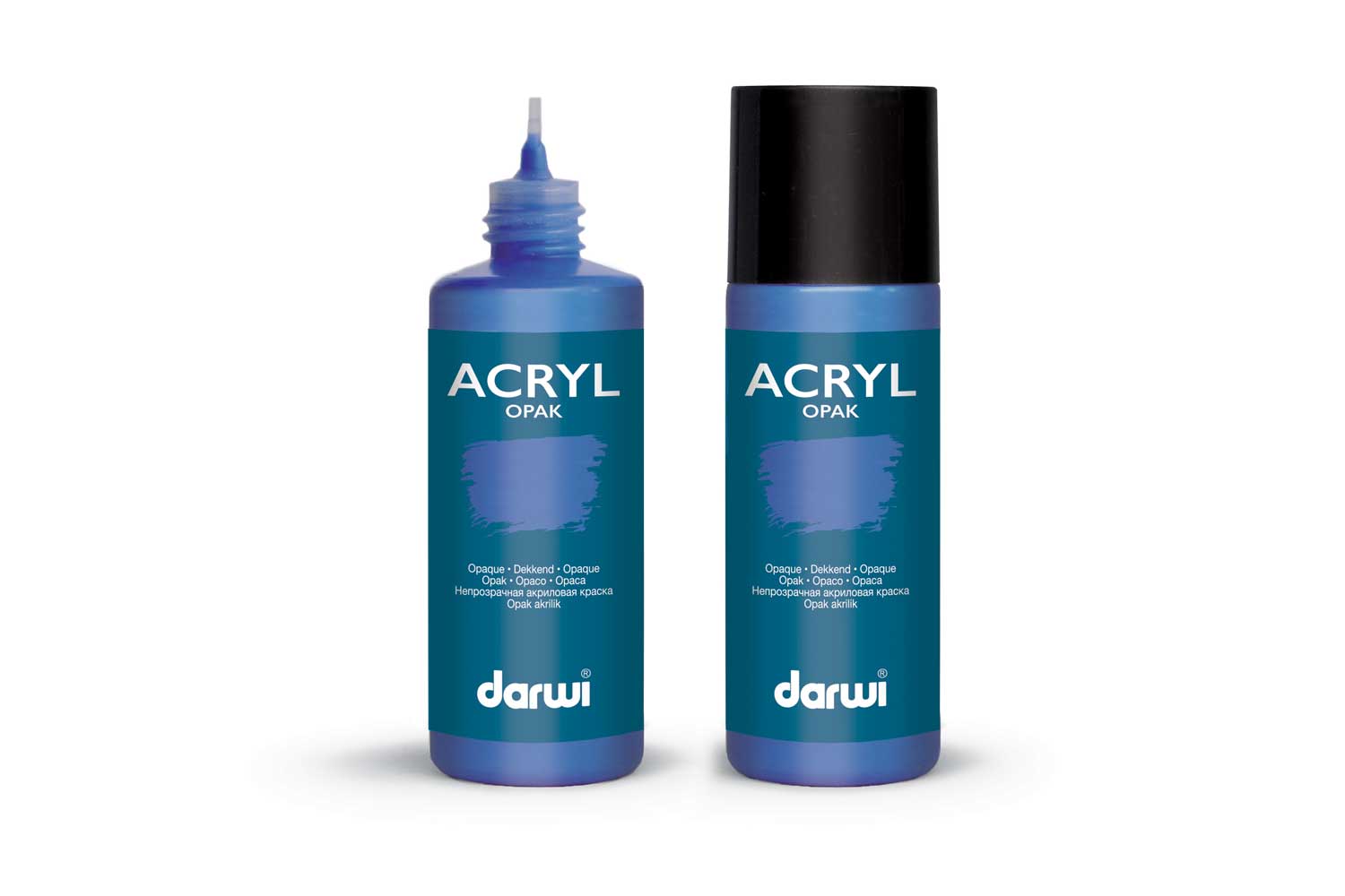 Peinture acrylique mate 80 ml - Bleu foncé