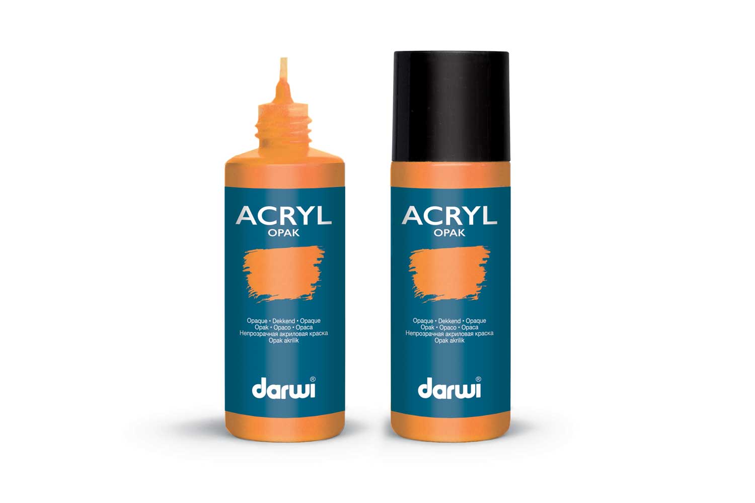 Peinture acrylique mate 80 ml - Orange