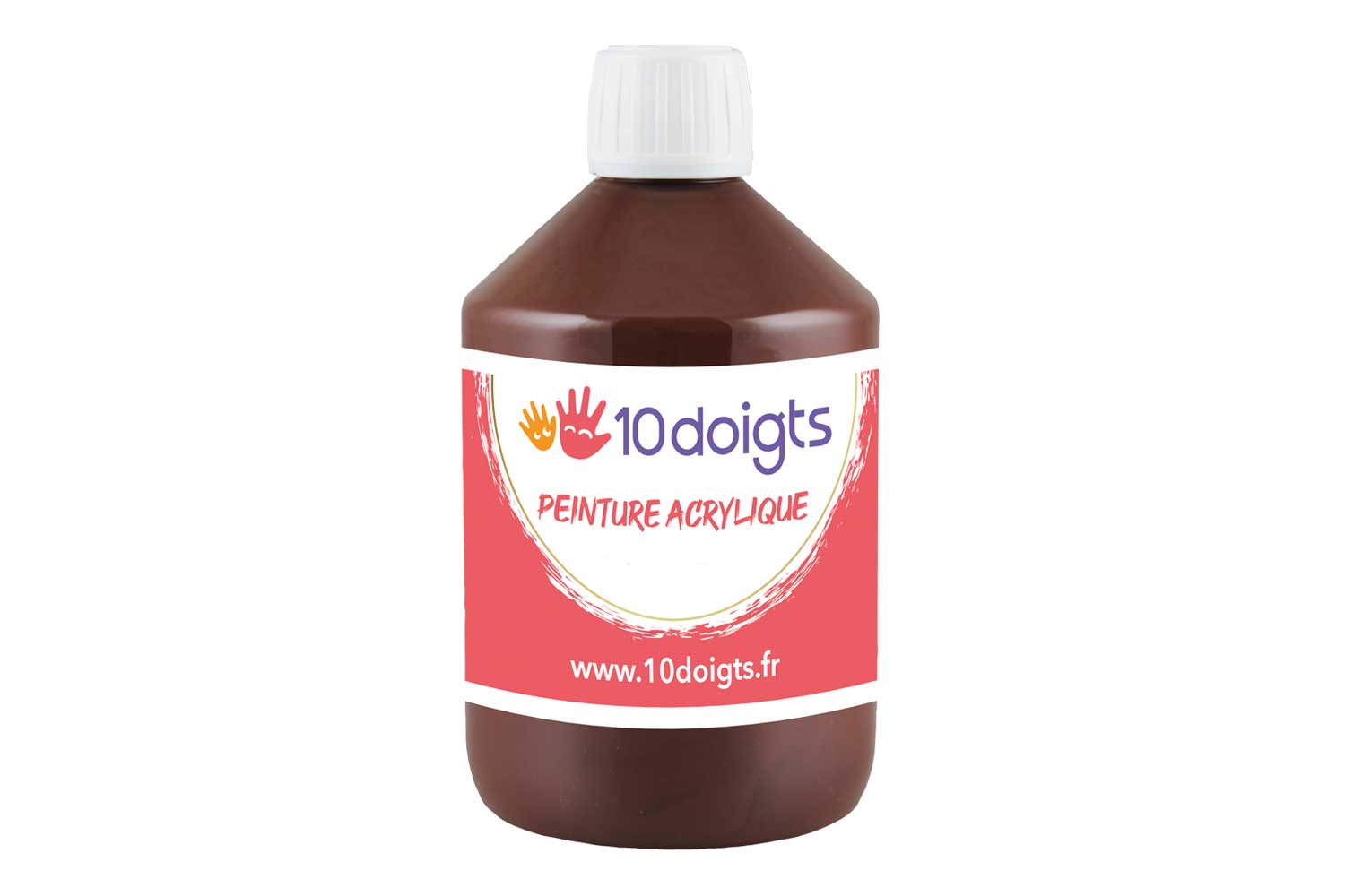 Peinture acrylique 500 ml - Marron