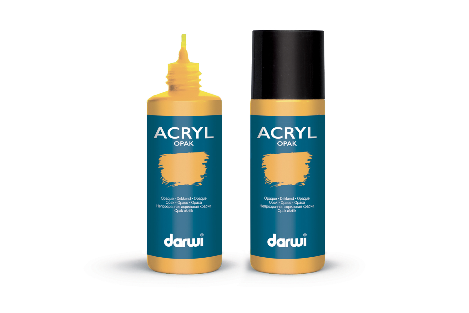 Peinture acrylique mate 80 ml - Ocre jaune