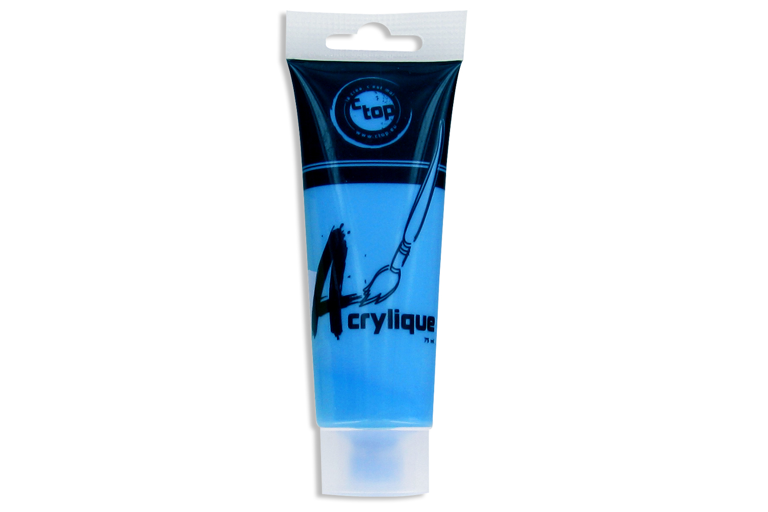 Peinture acrylique mate bleu clair - 75 ml