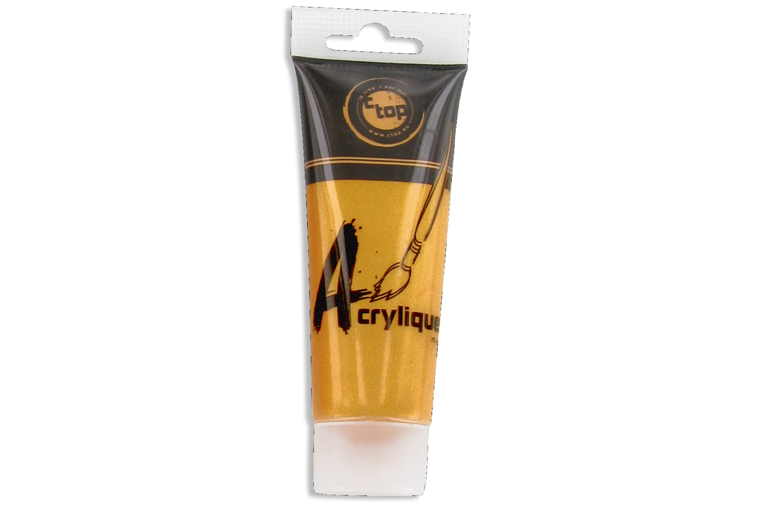 Peinture acrylique mate or - 75 ml
