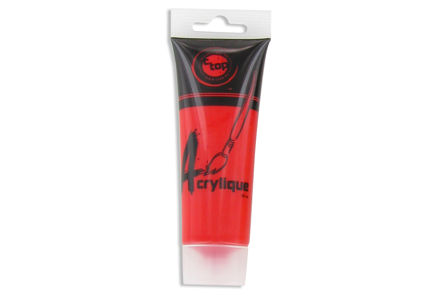 Peinture  acrylique mate rouge - 75 ml