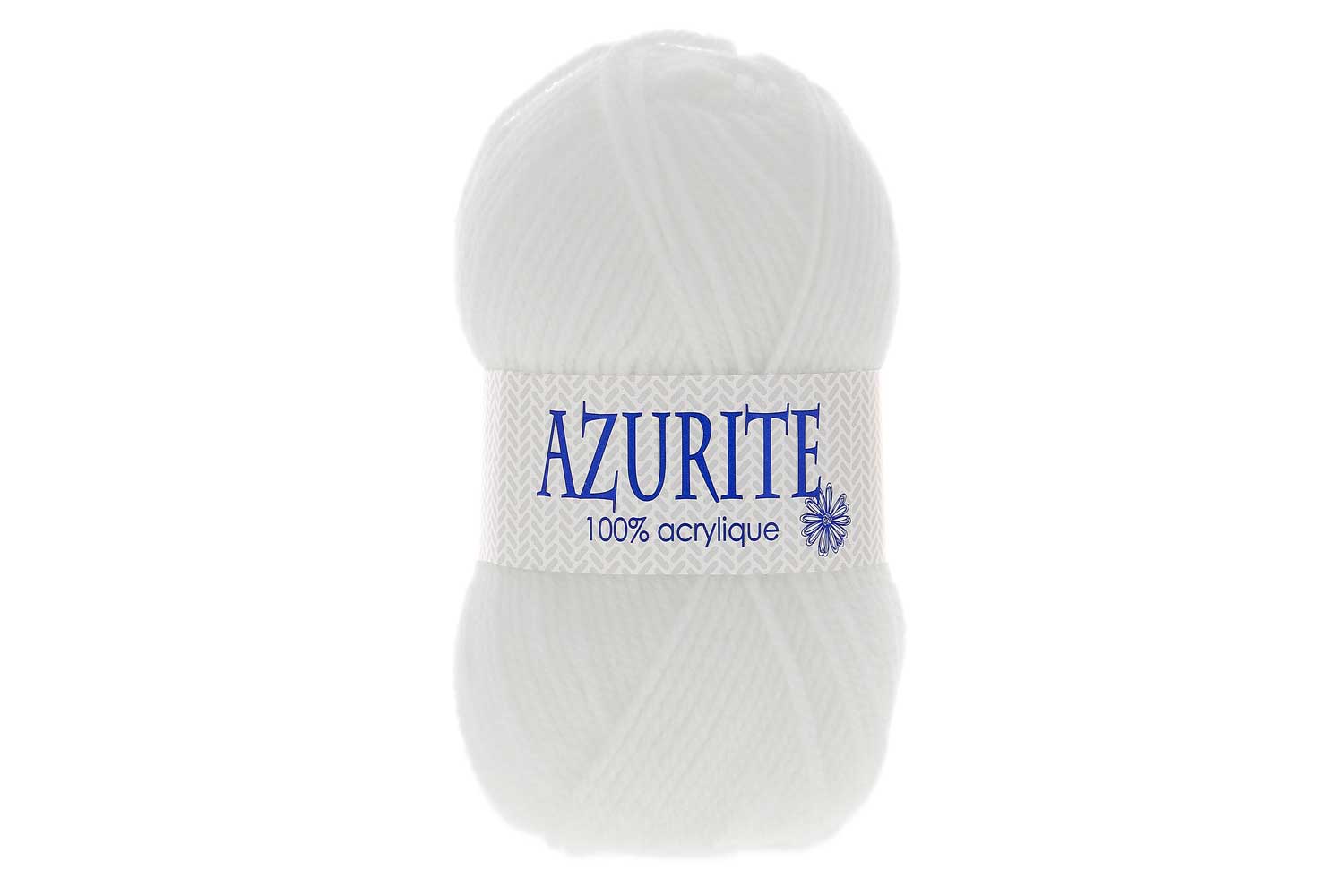 Pelote Azurite 100 % acrylique - Blanc