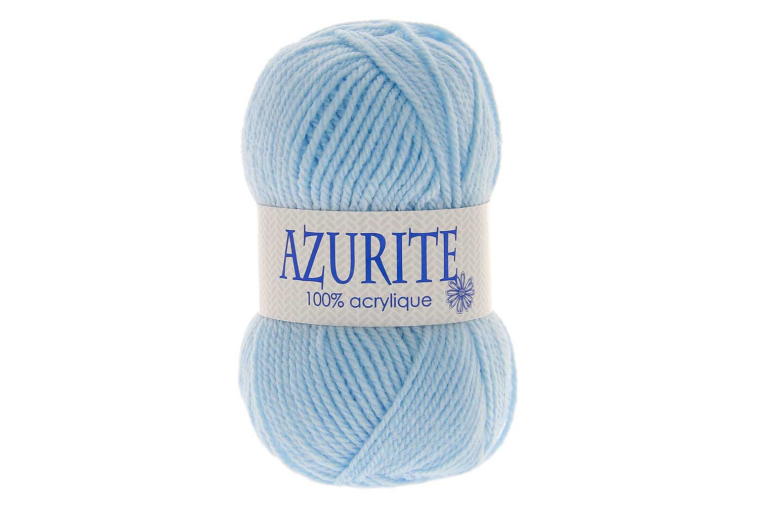 Pelote Azurite 100 % acrylique - Bleu clair