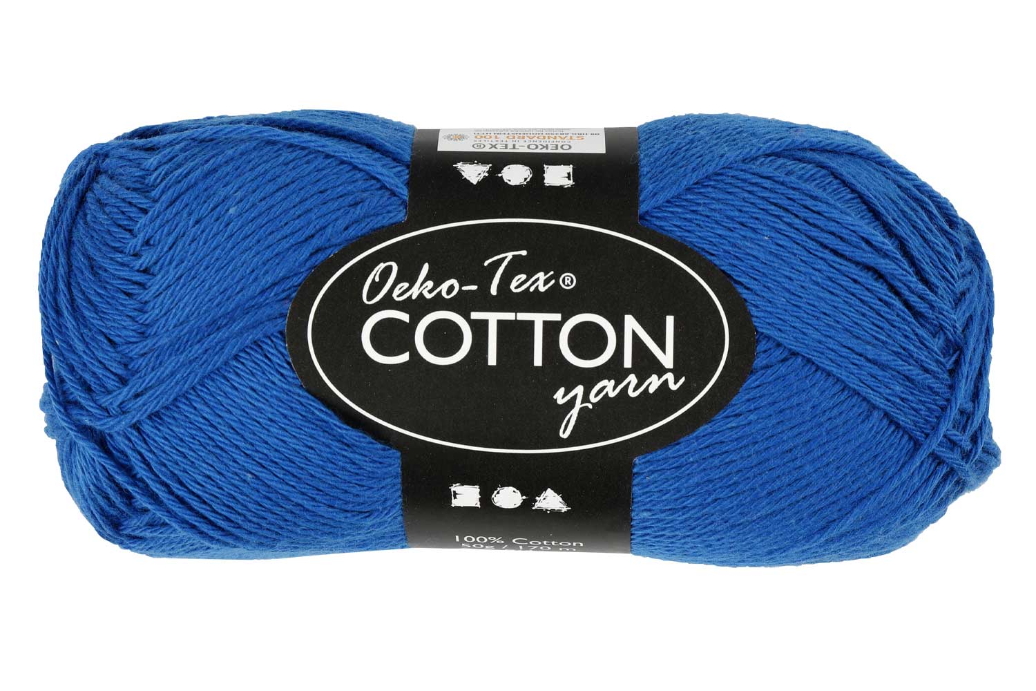 Pelote extra qualité 100% coton - bleu