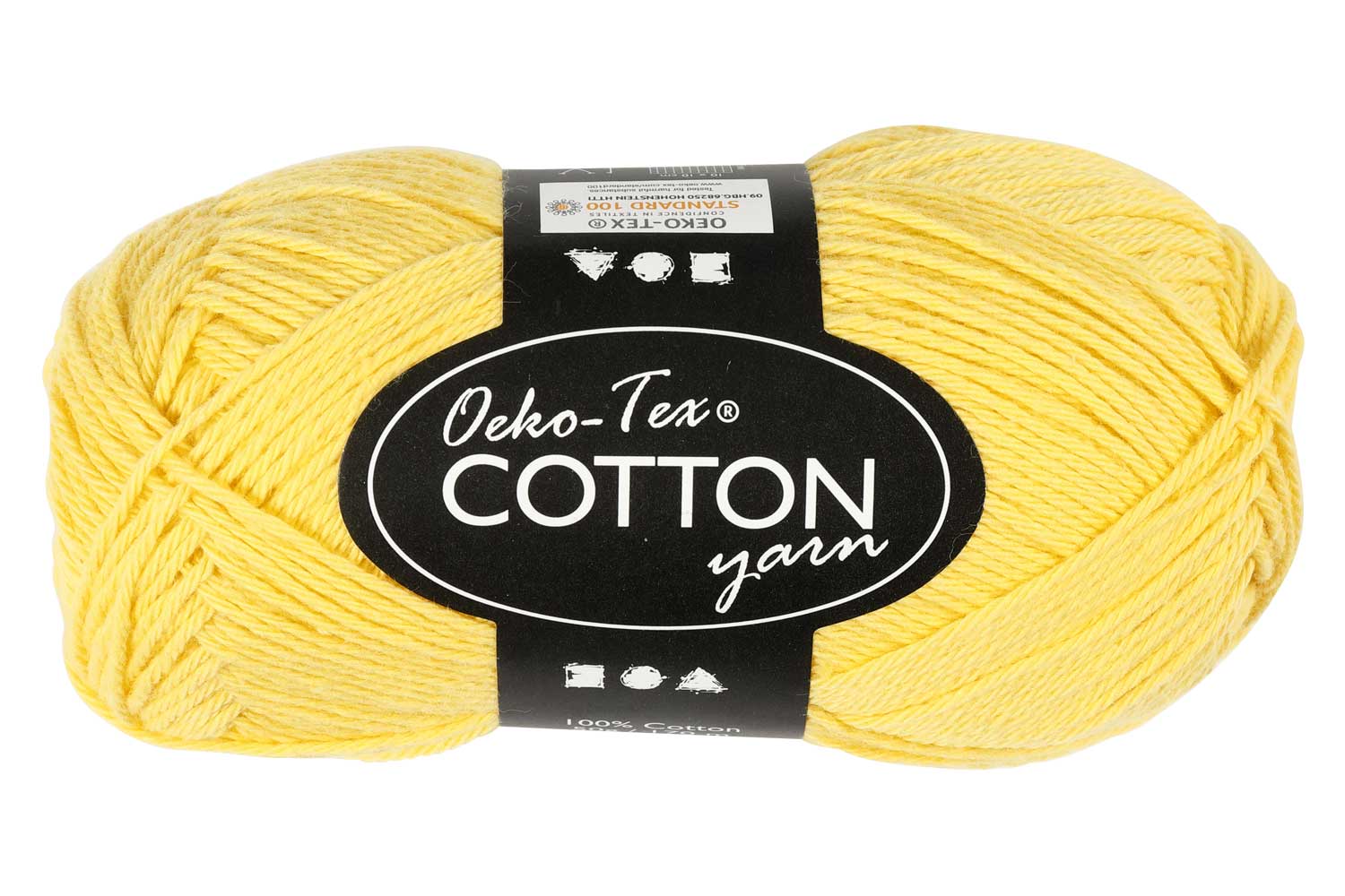 Pelote extra qualité 100% coton - jaune