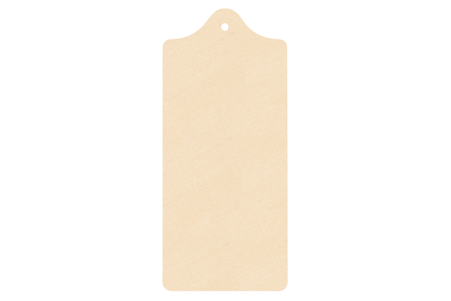 Planchette en bois naturel 20 x 10 cm