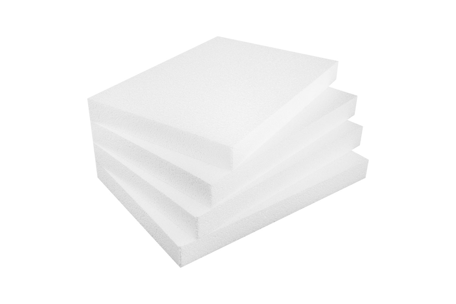 Plaques en polystyrène 14,8 x 21 cm - Épaisseur : 2 cm - 4 plaques