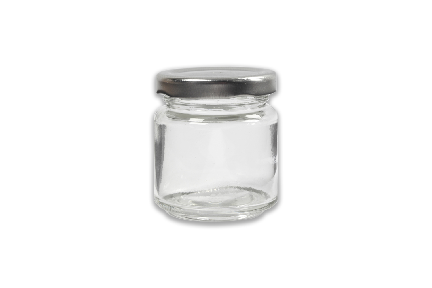 Pot en verre avec couvercle à visser 100 ml