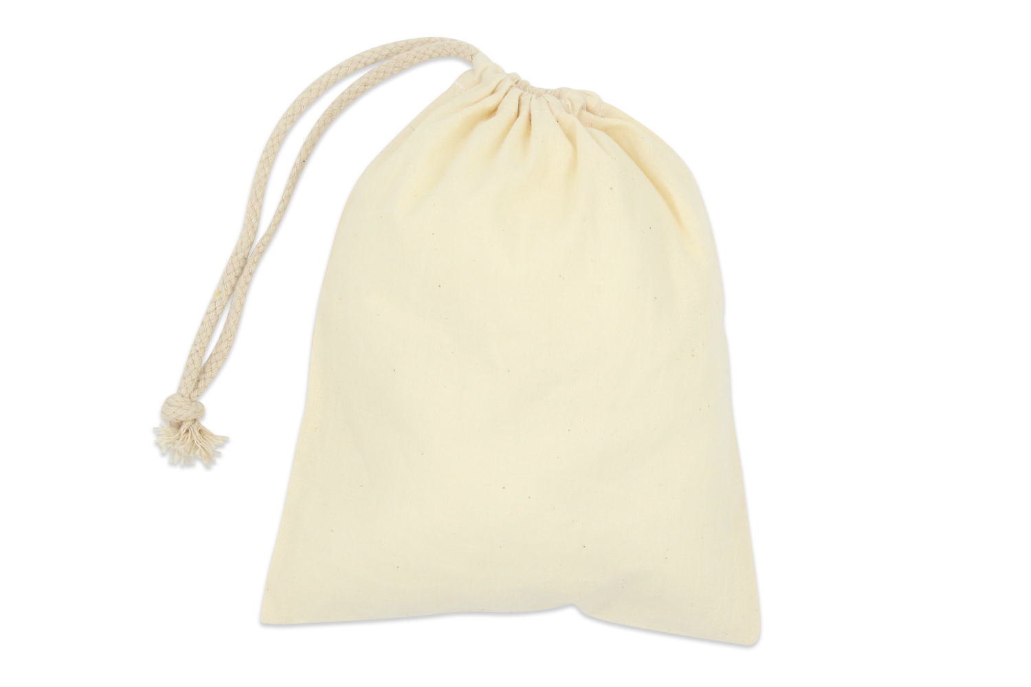 Petit sac coton à cordelette